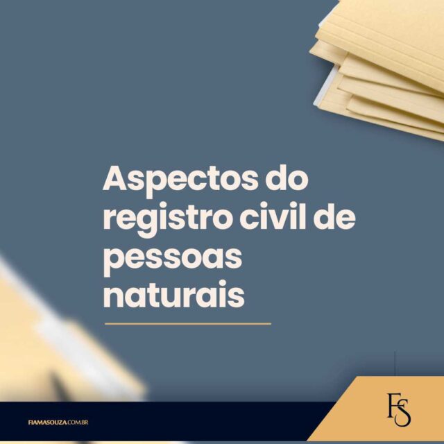 Aspectos do registro civil de pessoas naturais